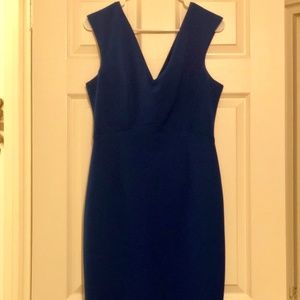 Zara Bright Blue Flattering Dress